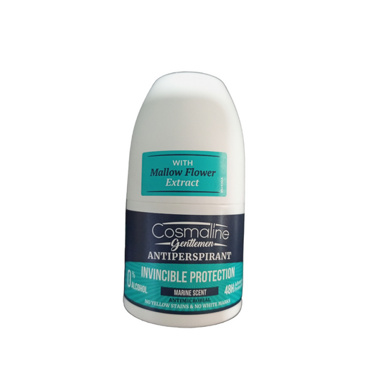 Cosmaline Gentlemen Antiperspirant Roll On deodorant Invincible Protection 50Ml - Medaid