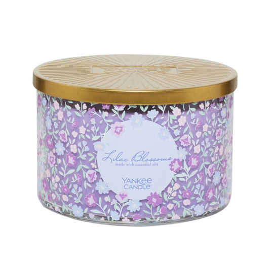 Yankee Lilac Blossom Yankee Candle 18oz - Made With Essential Oils - Medaid