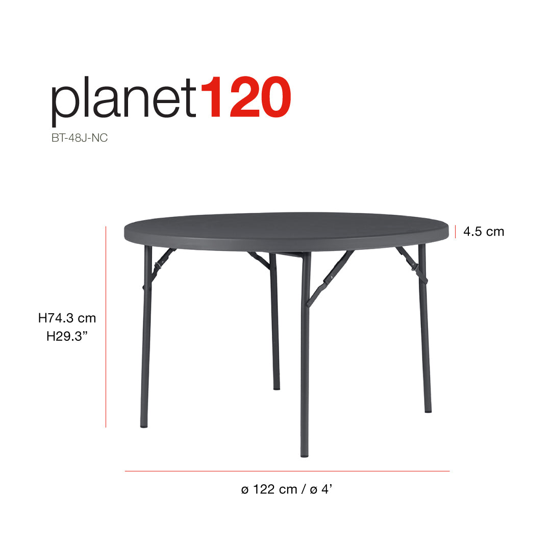 Planet120 Foldable Round Table - Medaid International