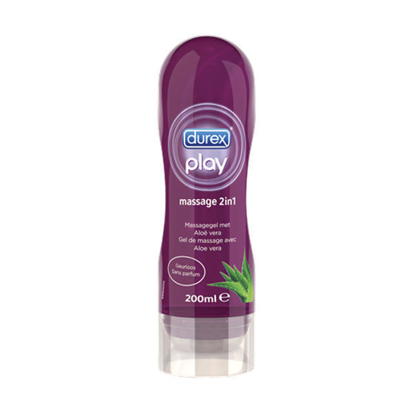 DUREX PLAY MASSAGE 2IN1 INTIMATE LUBE & MASSAGE GEL ALOE VERA 200ML - Medaid