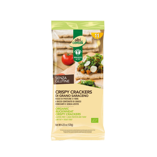 Altri Cereali Organic Buckwheat Crispy Crackers - Medaid