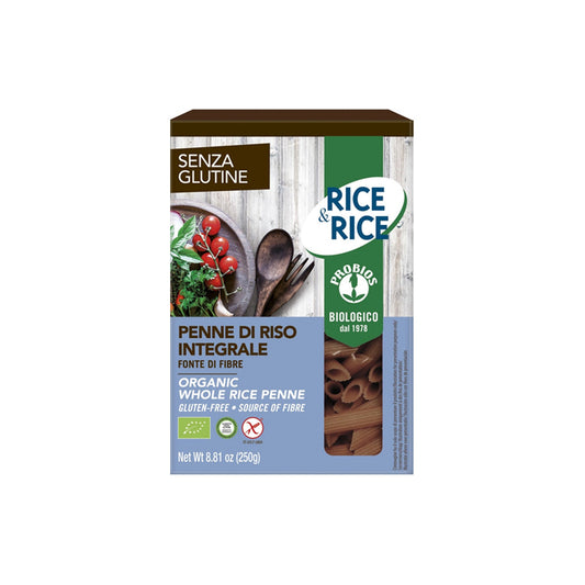 PROBIOS ORGANIC WHOLE RICE PENNE - GF - Medaid International