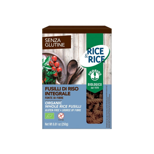 Rice&Rice Organic Whole Rice Fusilli