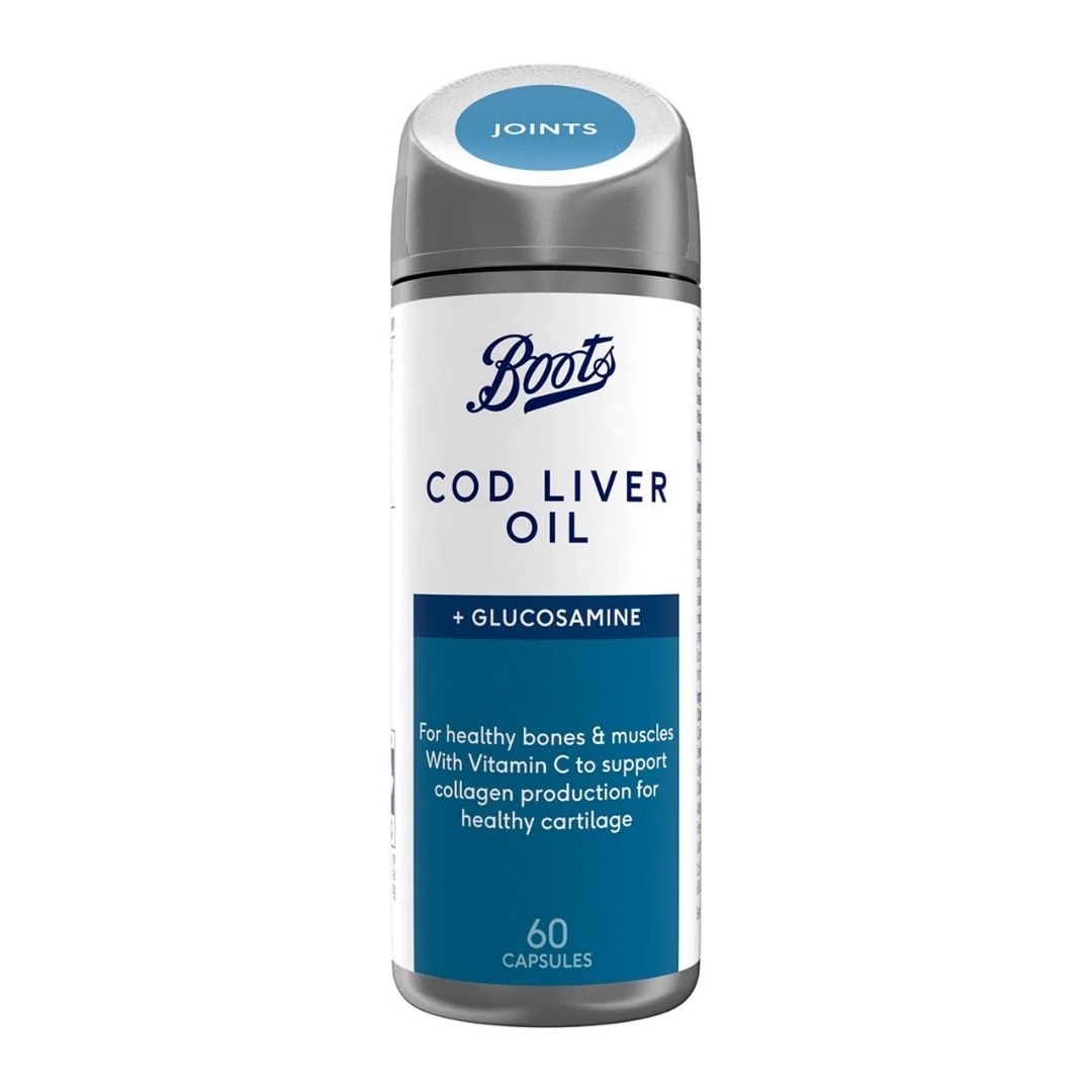 Boots - Max Strength - Cod Liver Oil - 60 Capsules - Medaid International