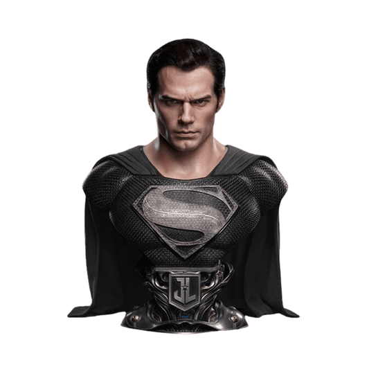 DC Superman ( Black Suit ) Life-size Bust By Queen Studios - Medaid International