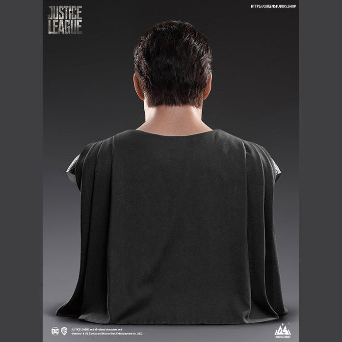 DC Superman ( Black Suit ) Life-size Bust By Queen Studios - Medaid International