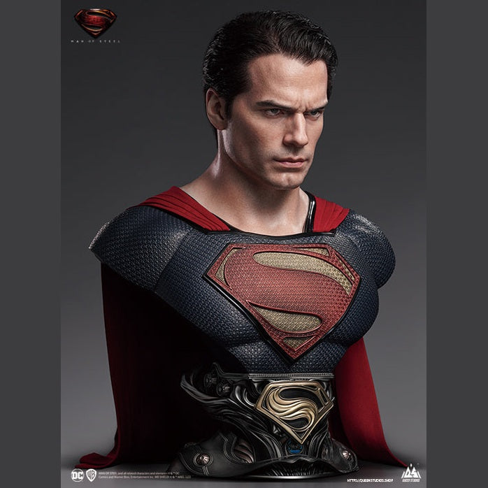 DC Superman ( Red & Blue Suit ) Life-size Bust By Queen Studios - Medaid International