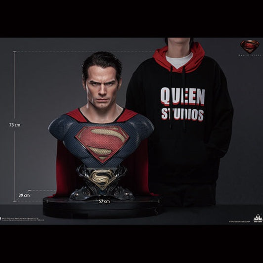 DC Superman ( Red & Blue Suit ) Life-size Bust By Queen Studios - Medaid International