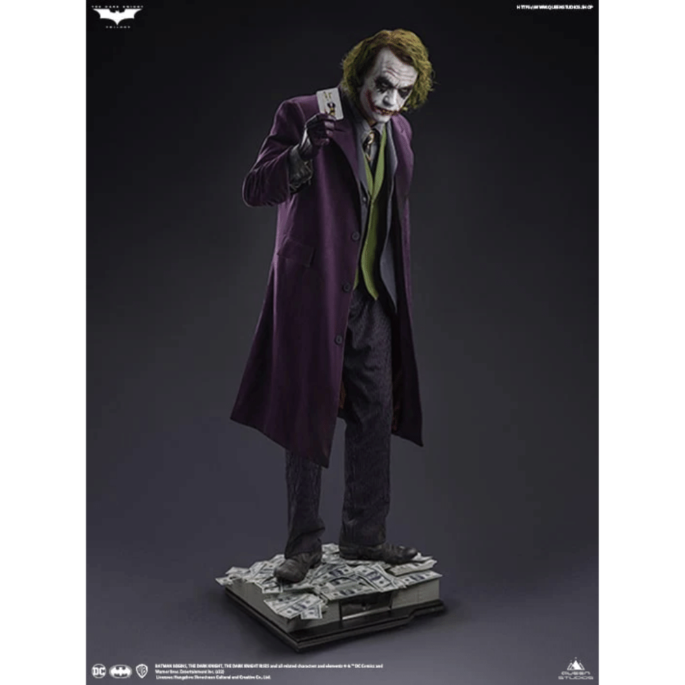 DARK KNIGHT - Joker 1/1 Lifesize Statue By Queen Studios - Medaid International
