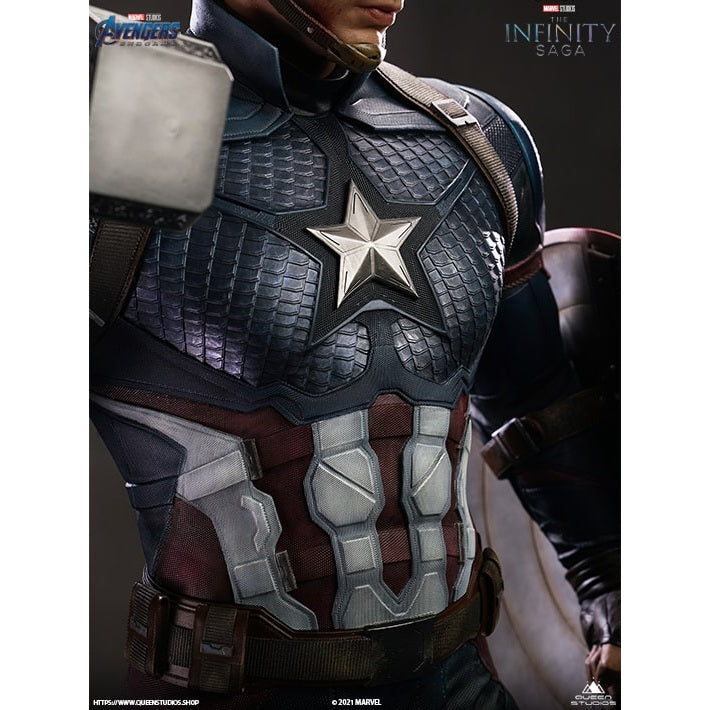 Marvel Captain America 1/2 Statue By Queen Studios - Medaid International