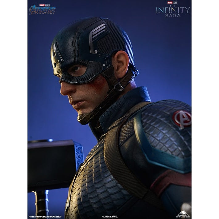 Marvel Captain America 1/2 Statue By Queen Studios - Medaid International