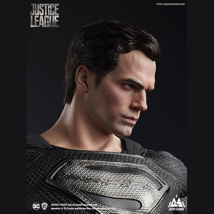 DC Superman (Black Suit) 1/3 Scale Statue (Premium Edition) By Queen Studios - Medaid International