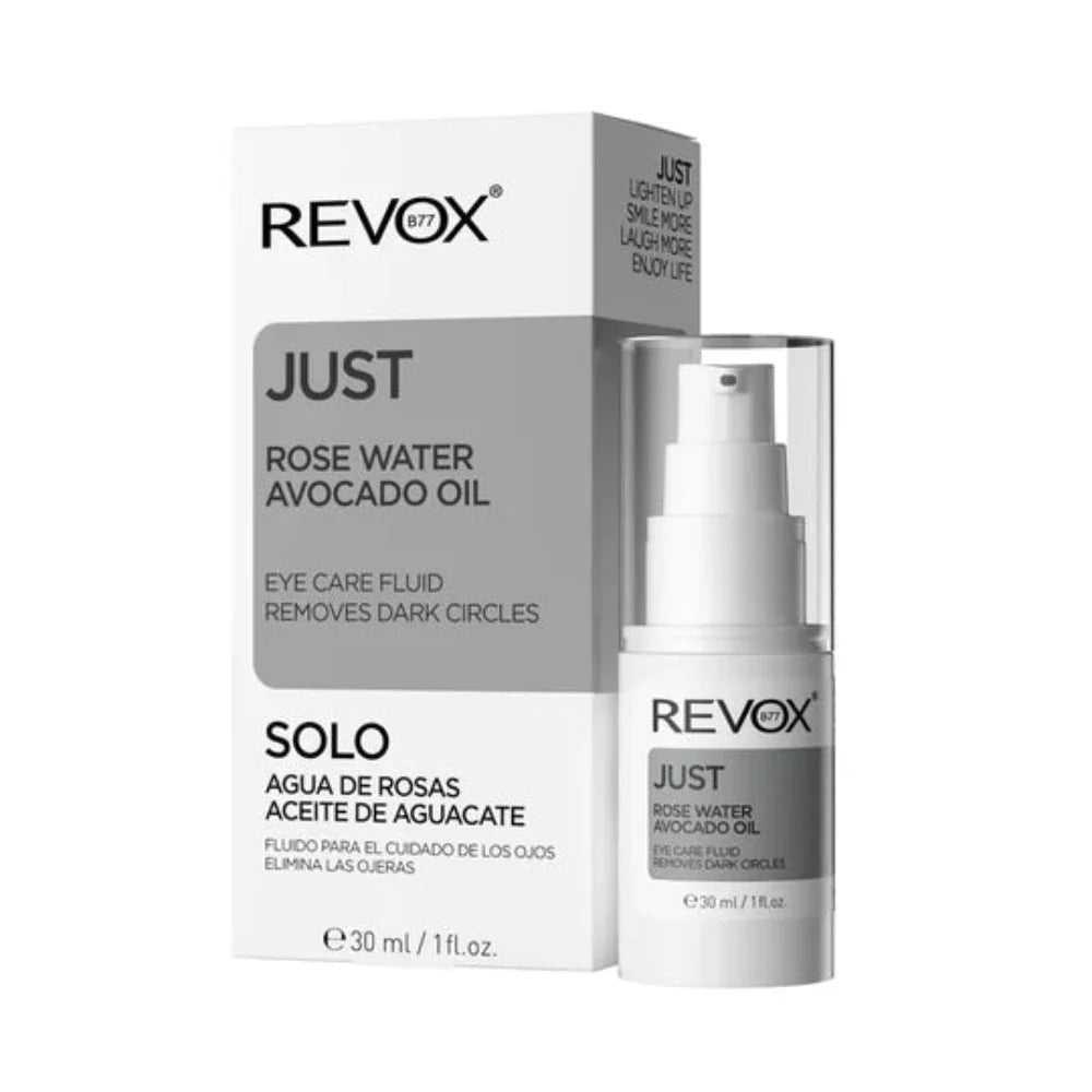 REVOX JUST Rose Water Avocado Oil Eye Care Fluid - Medaid