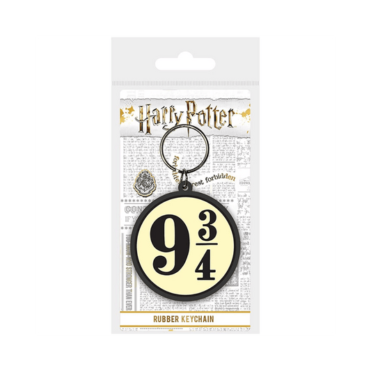 HARRY POTTER - 9 3/4 (RUBBER KEYCHAIN) By Pyramid - Medaid International