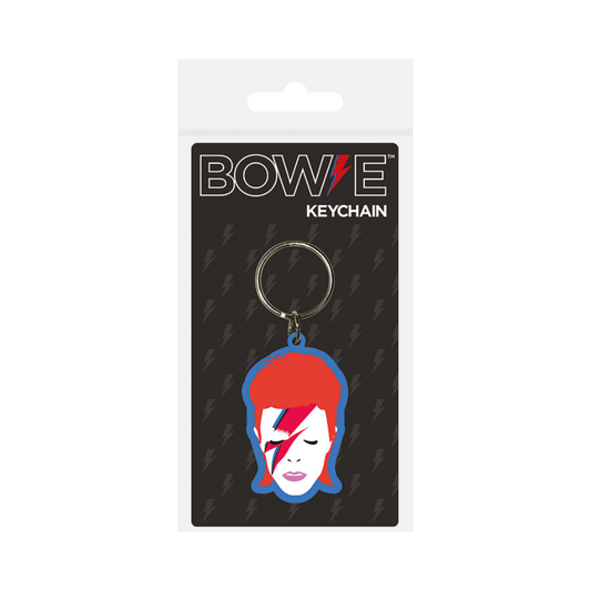 DAVID BOWIE - ALADDIN SANE (RUBBER KEYCHAIN) By PYRAMID - Medaid International