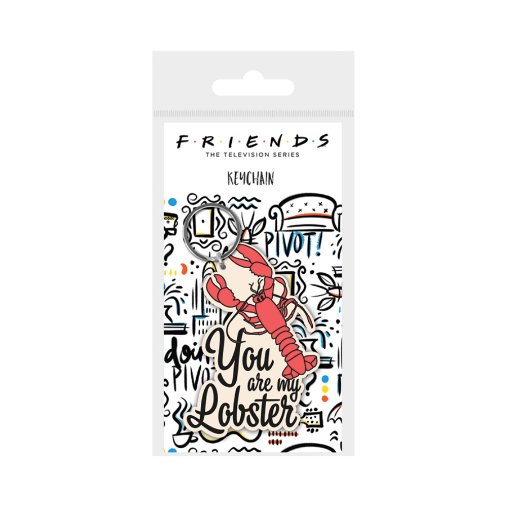 FRIENDS - YOU ARE MY LOBSTER (RUBBER KEYCHAIN) By Pyramid - Medaid International