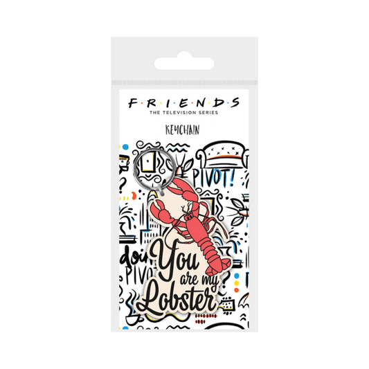 FRIENDS - YOU ARE MY LOBSTER (RUBBER KEYCHAIN) By Pyramid - Medaid International