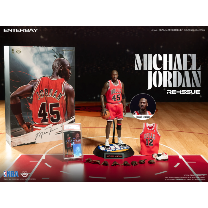 NBA Basketball - Michael Jordan (I'm Back #45) 1/6th Scale Action Figure By Enterbay - Medaid International