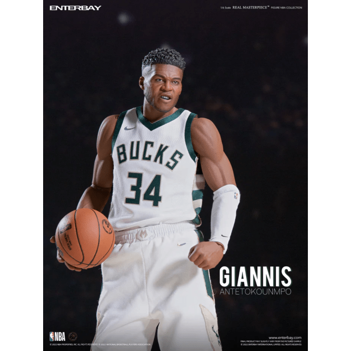 NBA Basketball - Giannis Antetokounmpo Real Masterpiece 1/6th Scale Action Figure - Medaid International
