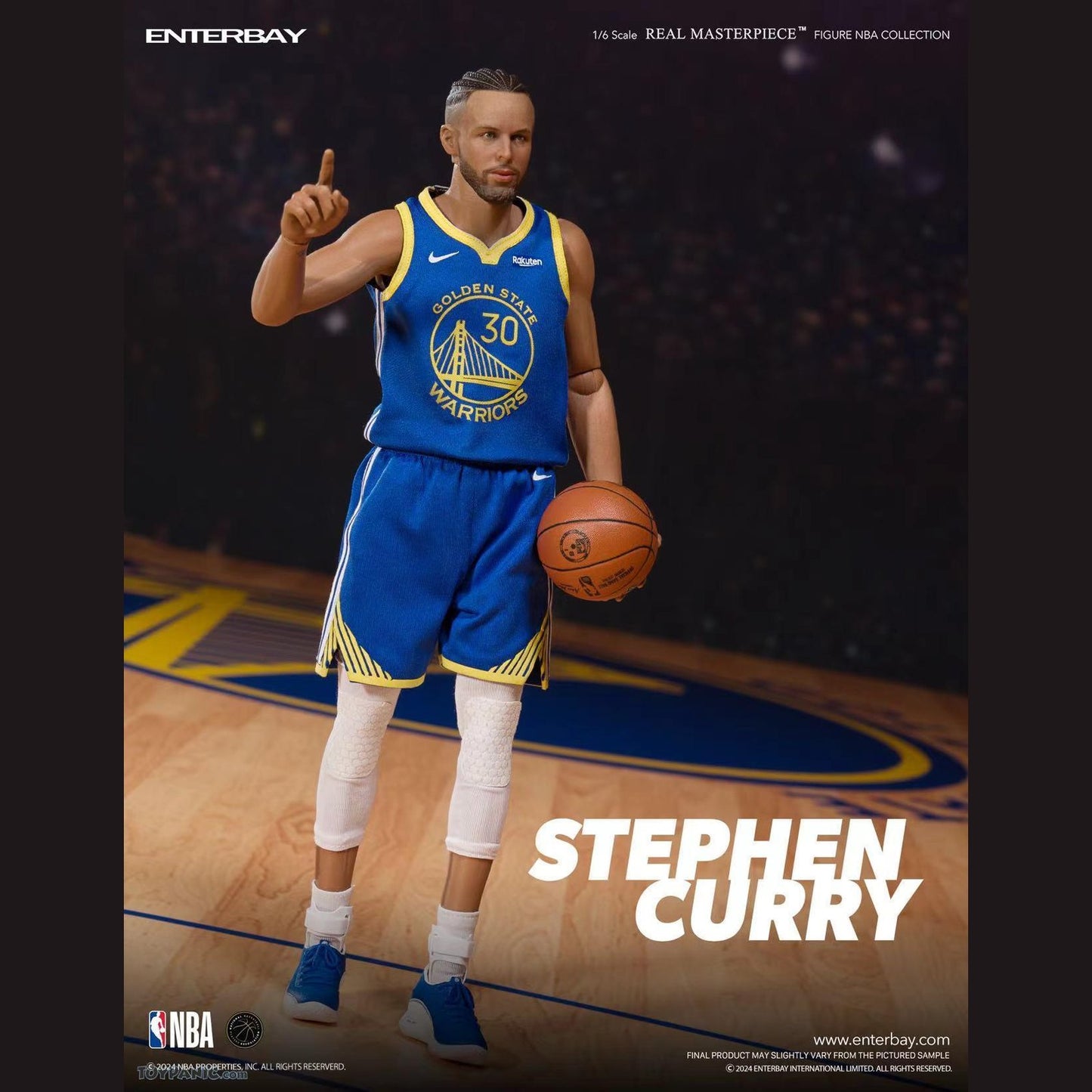 NBA Basketball - Stephen Curry 1/6th Scale Action Figure By Enterbay - Medaid International