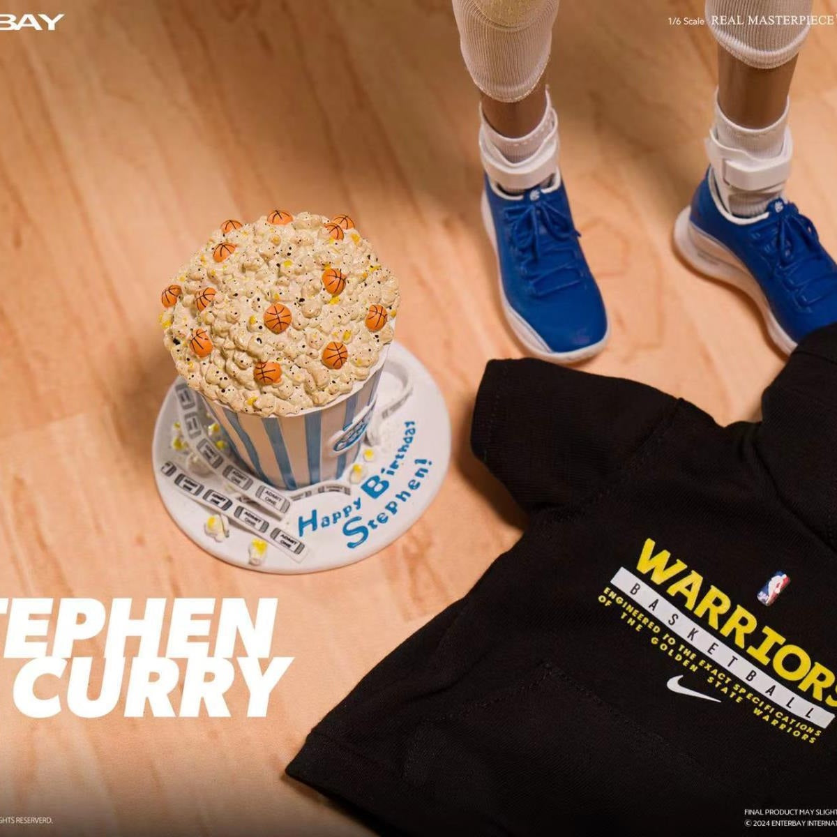 NBA Basketball - Stephen Curry 1/6th Scale Action Figure By Enterbay - Medaid International