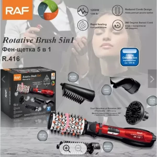 5 in 1 RAF Professional Hair Dryer High Pressure Professional Salon Blow Dryer 1200W R416 - Medaid International