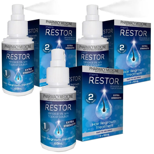 Men's Restor Extra Strength Spray - 6 Month Supply - Medaid International