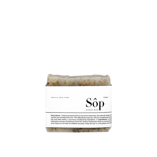 Atelier Beautanique Sop Rose Scrub Bar - Medaid