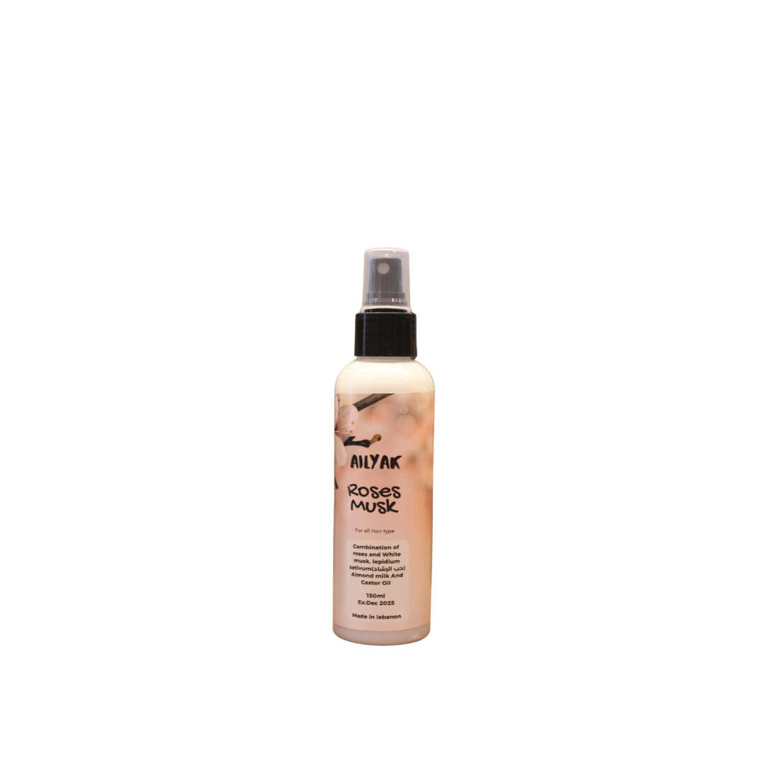 Ailyak Roses Musk Hair Mist 150ml - Medaid