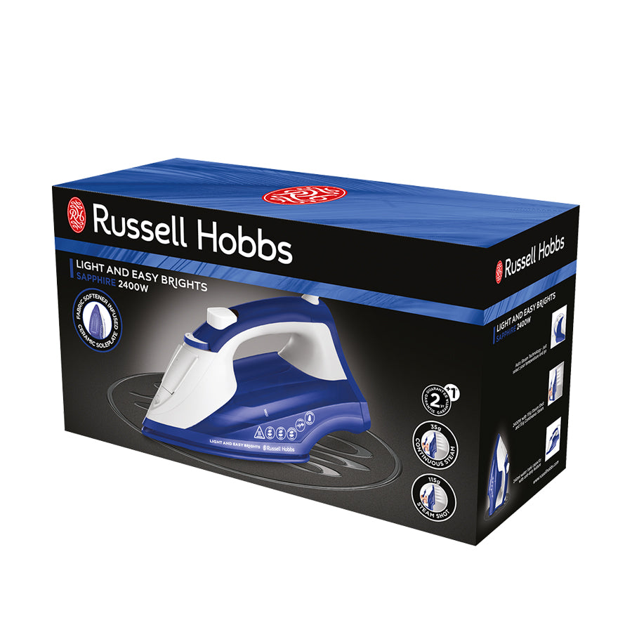 Russell Hobbs Light & Easy Brights Sapphire Iron - Medaid International