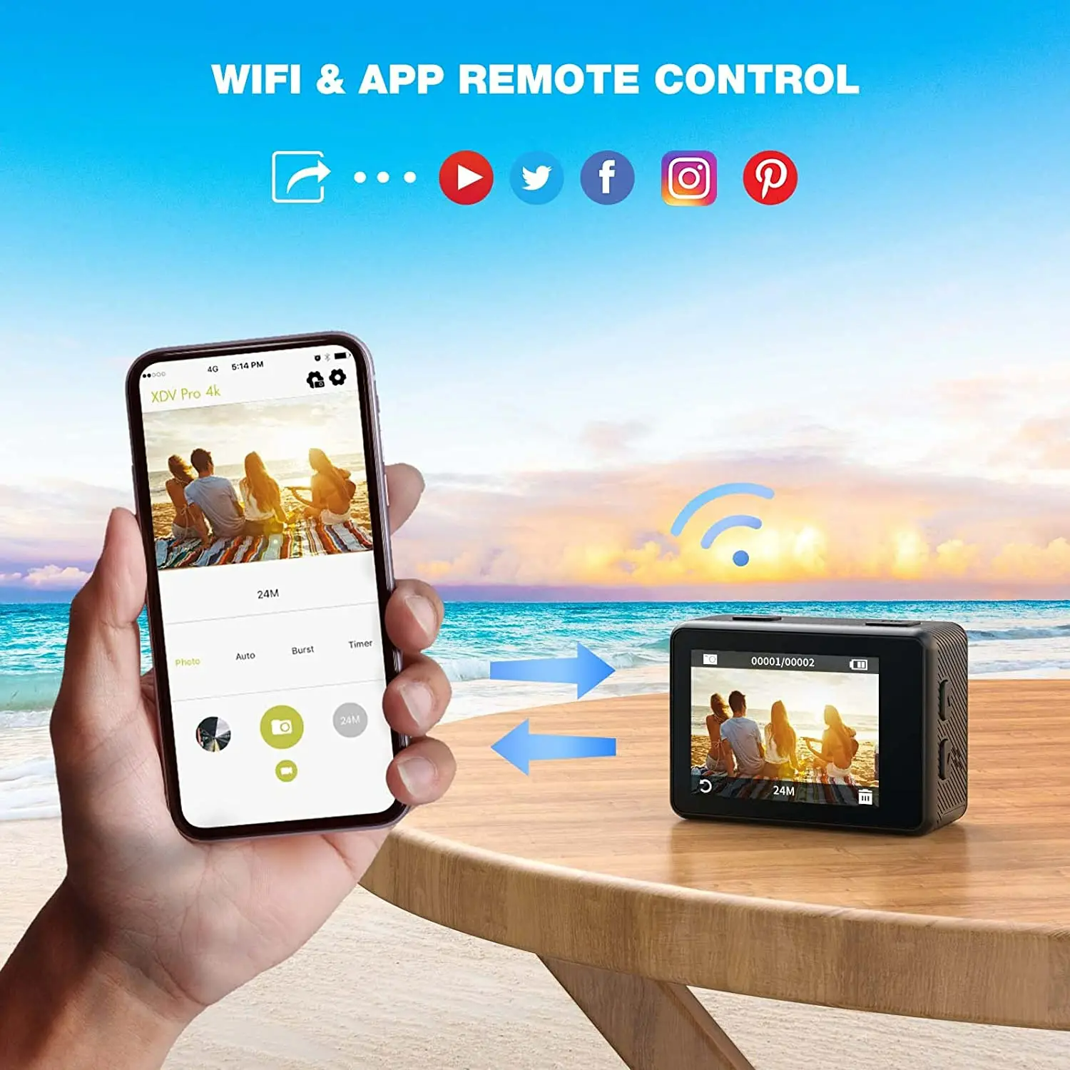 4K Action Camera With Sony IMX179 Sensor - Medaid International