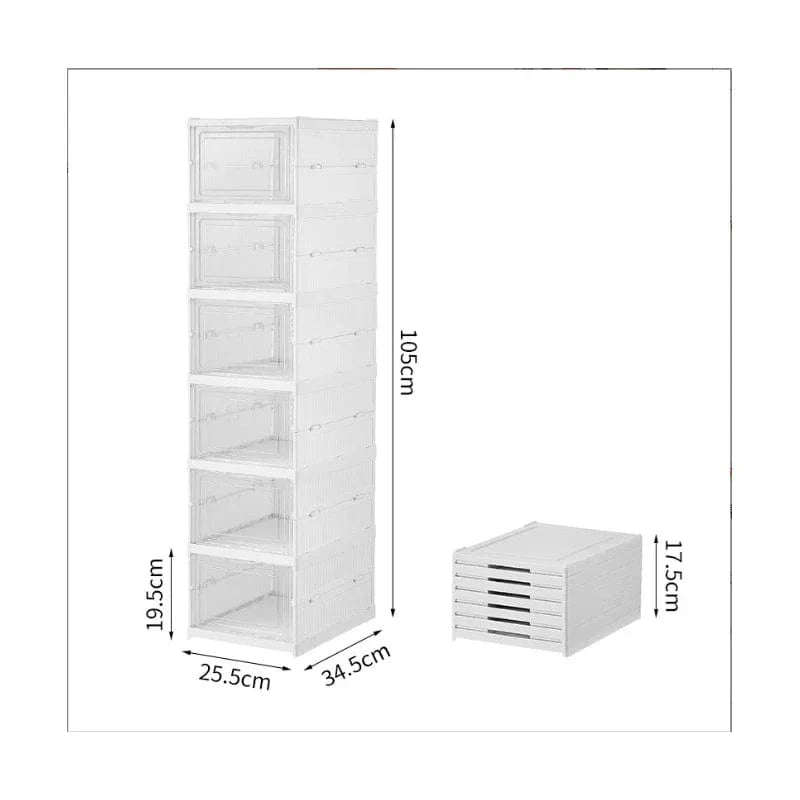 STOCKABLE SHOE RACK ORGANIZER HA2413( 3 layers) - Medaid International