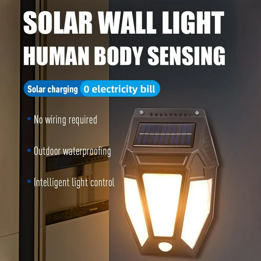 Smart LED Solar Lighting ,Wall Light with Tungsten Bulbs, Outdoor Lighting - Medaid International