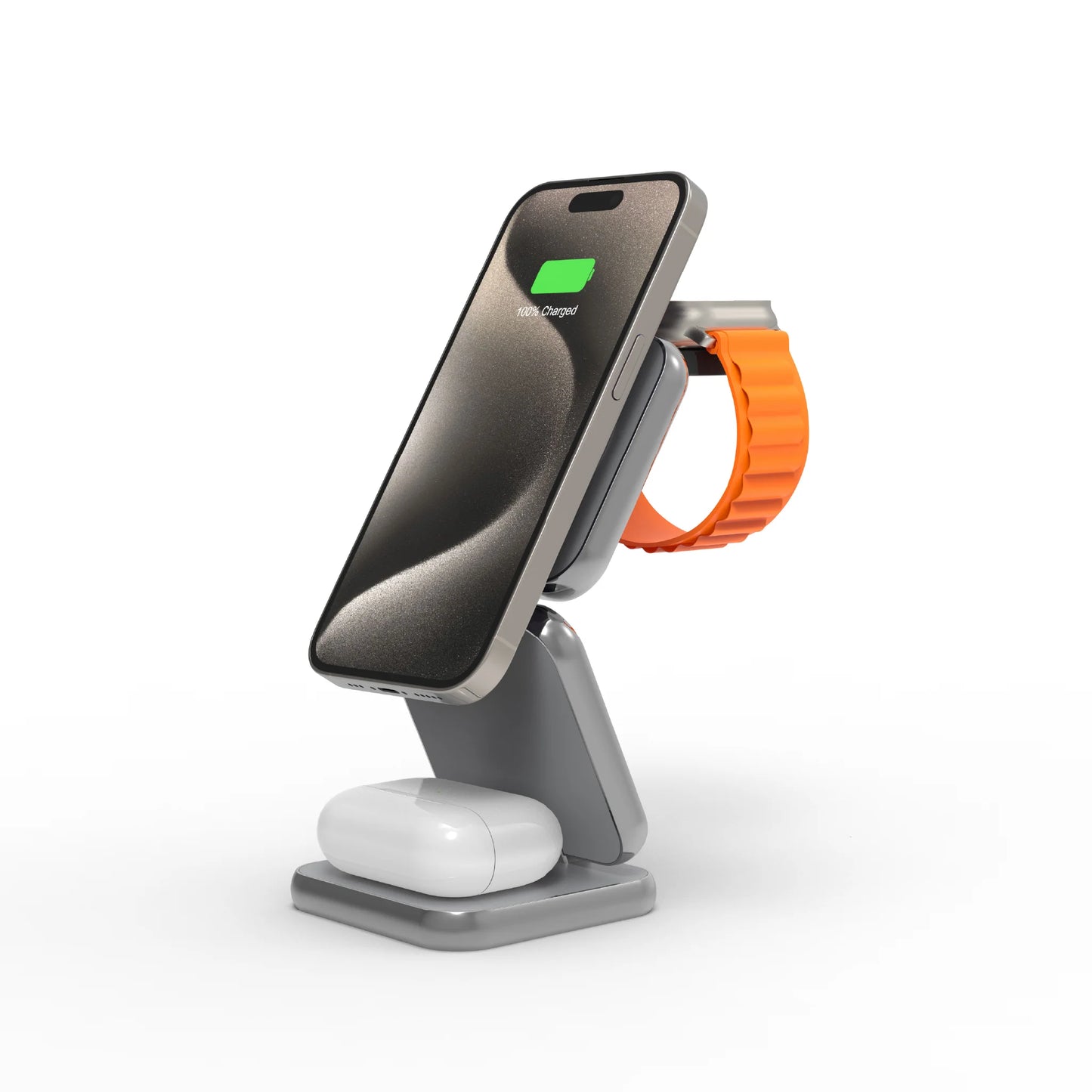 S21 3-in-1 Wireless Charger for Apple – Foldable & 10W