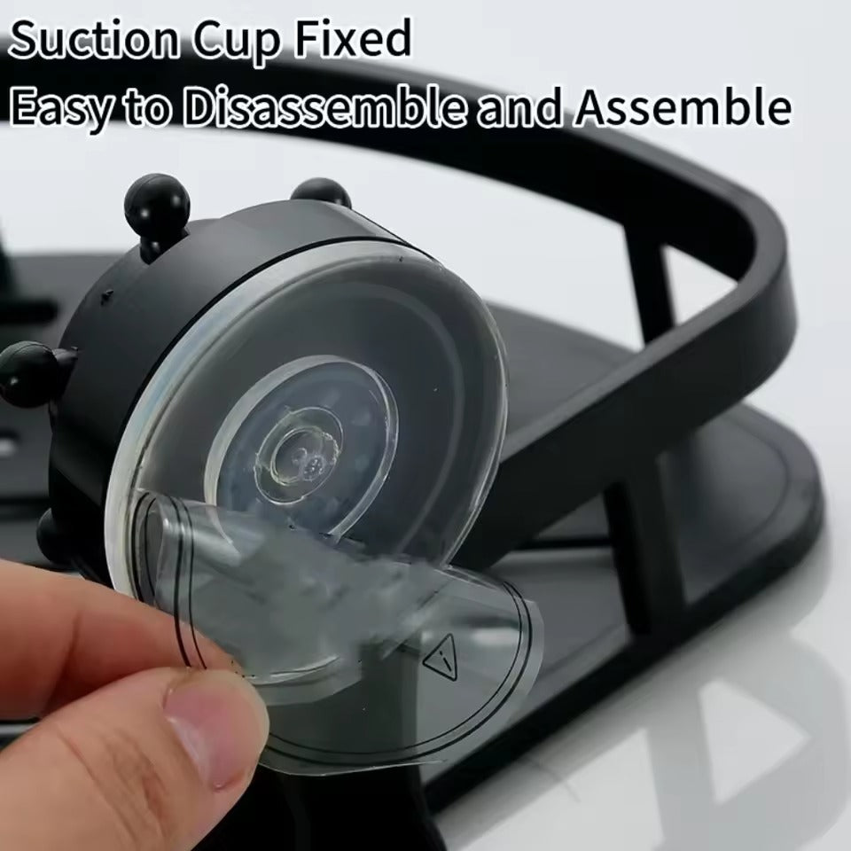 Plastic Corner Bathroom Suction Rack