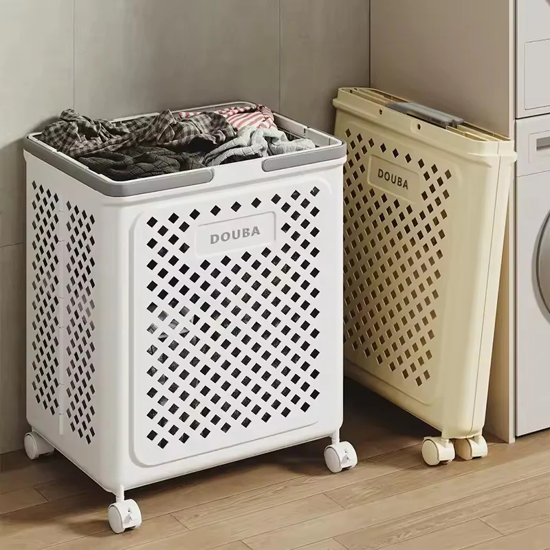 Foldable Rolling Laundry Basket - Medaid International