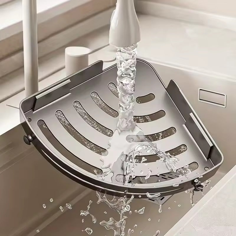 Plastic Corner Bathroom Suction Rack