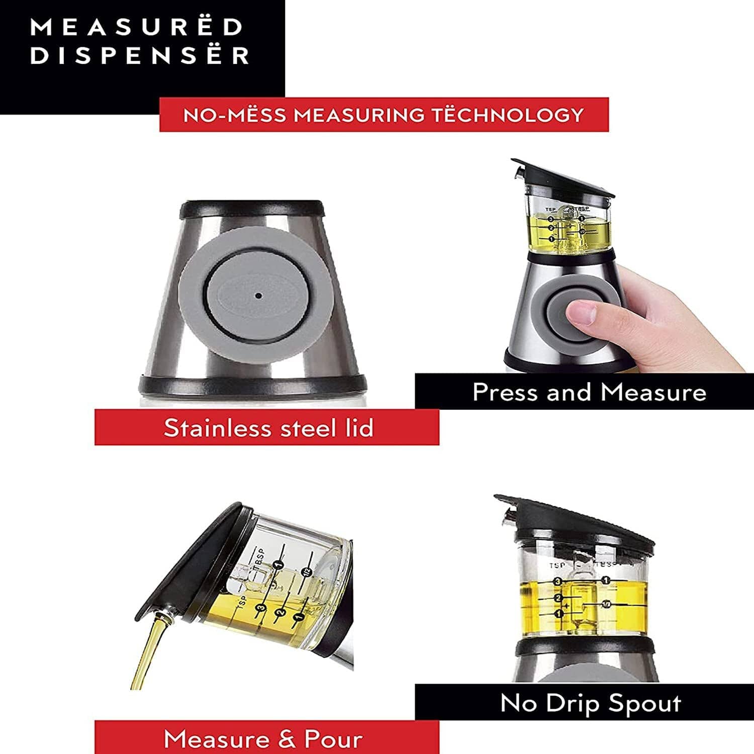 Oil And Vinegar Dispenser - Medaid International