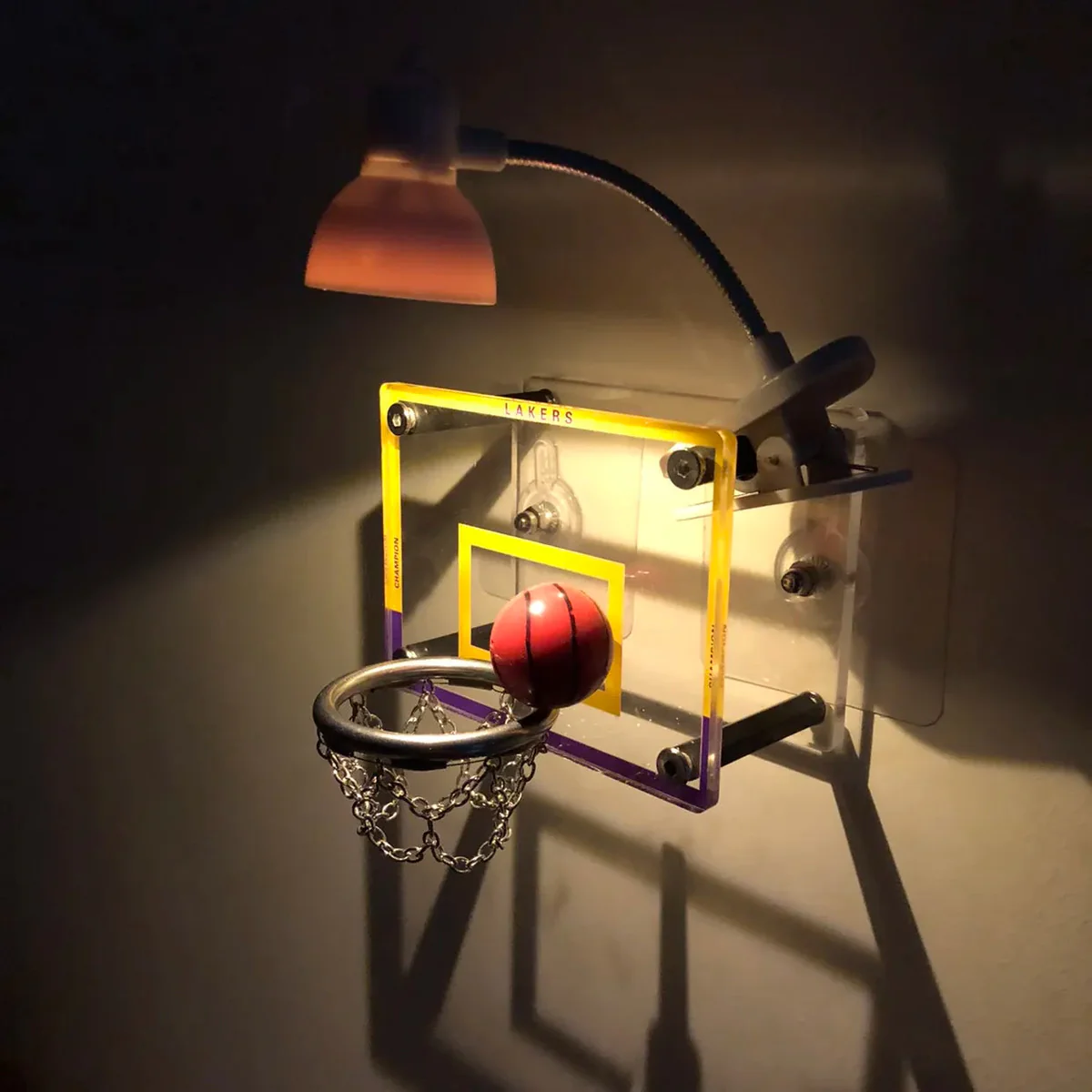 LED Nightlight Basketball Lights Lamp | Wall Decor with  Balls & Hoop - Medaid International