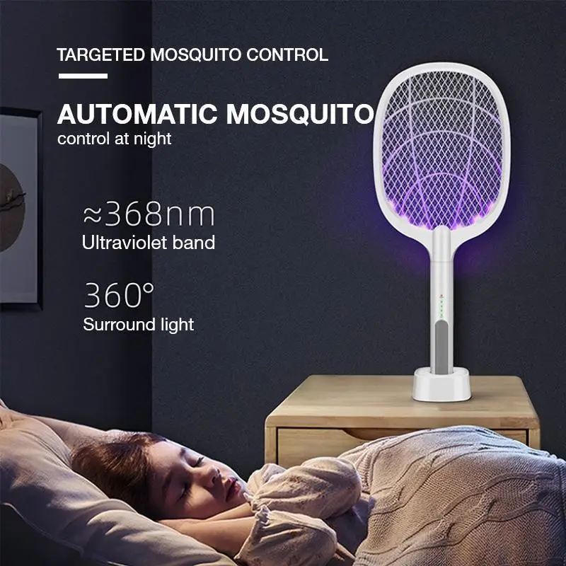 USB Rechargeable Electric Mosquito Swatter & Lamp ‚Äì Fly Zapper - Medaid International