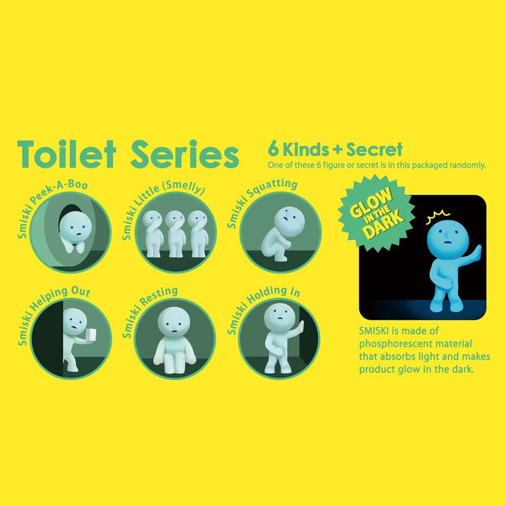 SMISKI Toilet Series By Smiski (1pc Random) - Medaid International
