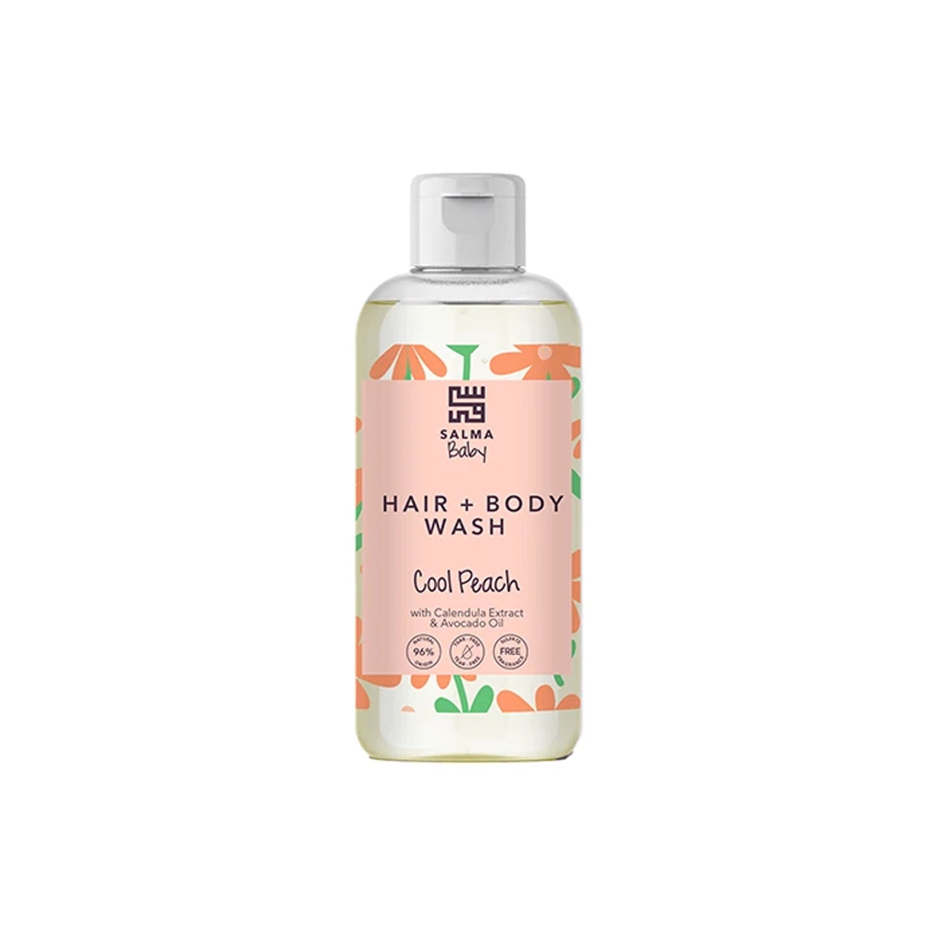SALMA BABY HAIR + BODY WASH - COOL PEACH - Medaid International