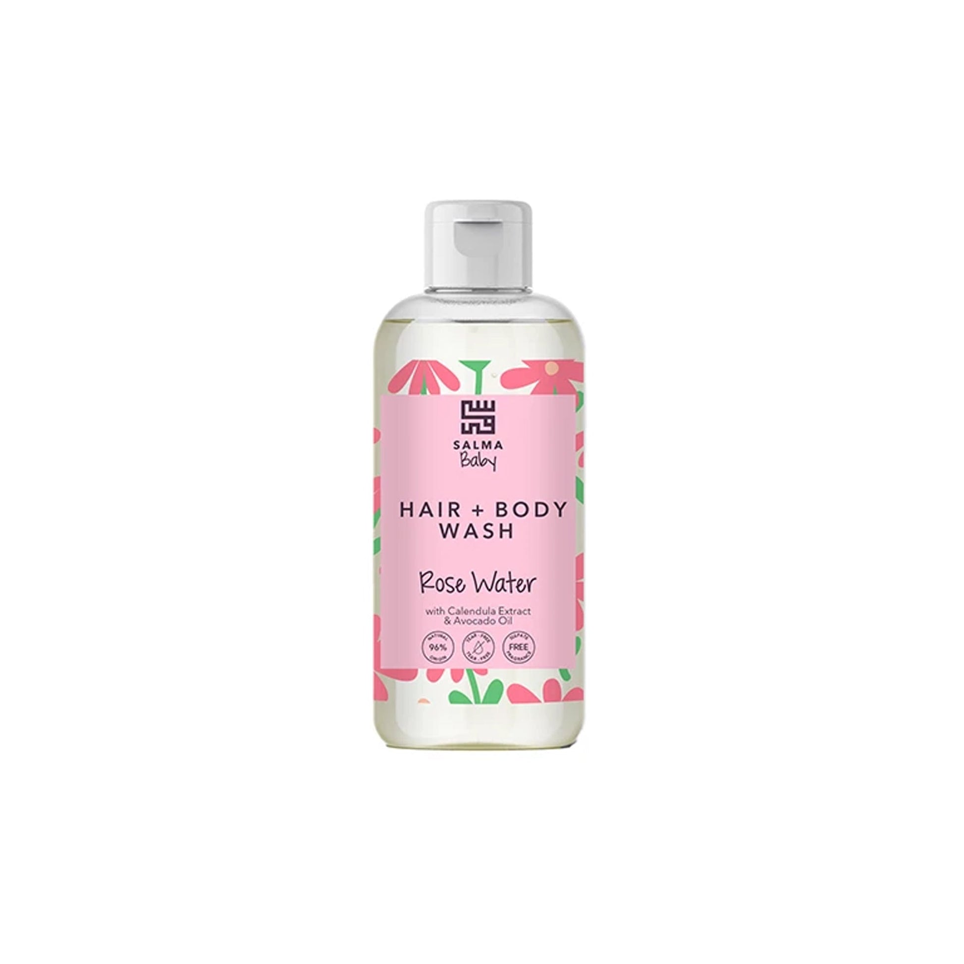 SALMA BABY HAIR + BODY WASH - ROSE WATER - Medaid International