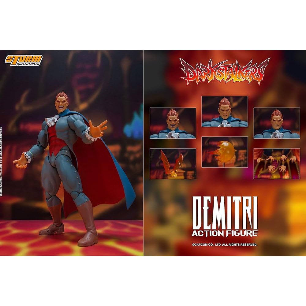 Darkstalkers Demitri Action Figure By Storm Collectibles - Medaid International