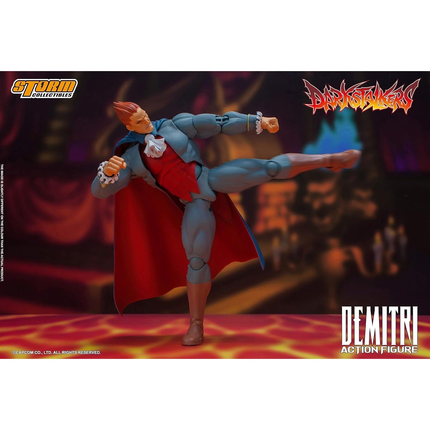 Darkstalkers Demitri Action Figure By Storm Collectibles - Medaid International