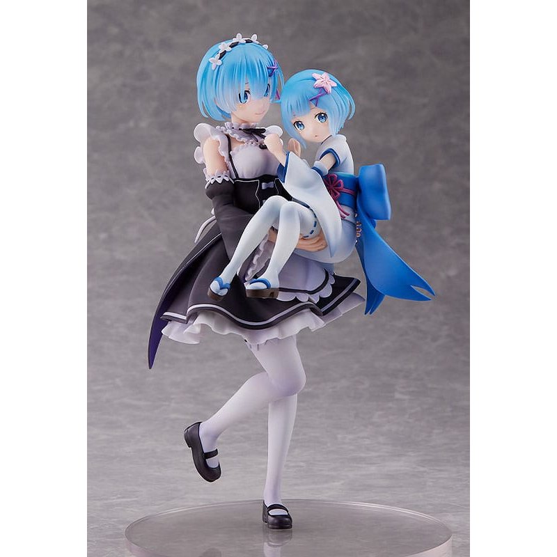 Re:ZERO Starting Life in Another World Figure Rem & Childhood Rem 1/7 Scale Figure by Sega - Medaid International