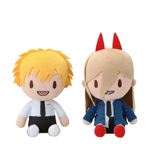 Chainsaw Man Special Sanpachi 12 " Plush Denji & Power by Sega (1 Random) - Medaid International
