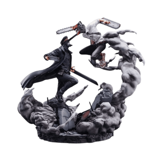 Chainsaw Man S-Fire Super Situation Figure Chainsaw Man vs. Samurai Sword By Sega - Medaid International