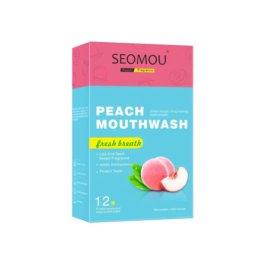 SEOMOU MOUTH WASH STRIPS - PEACH - Medaid International