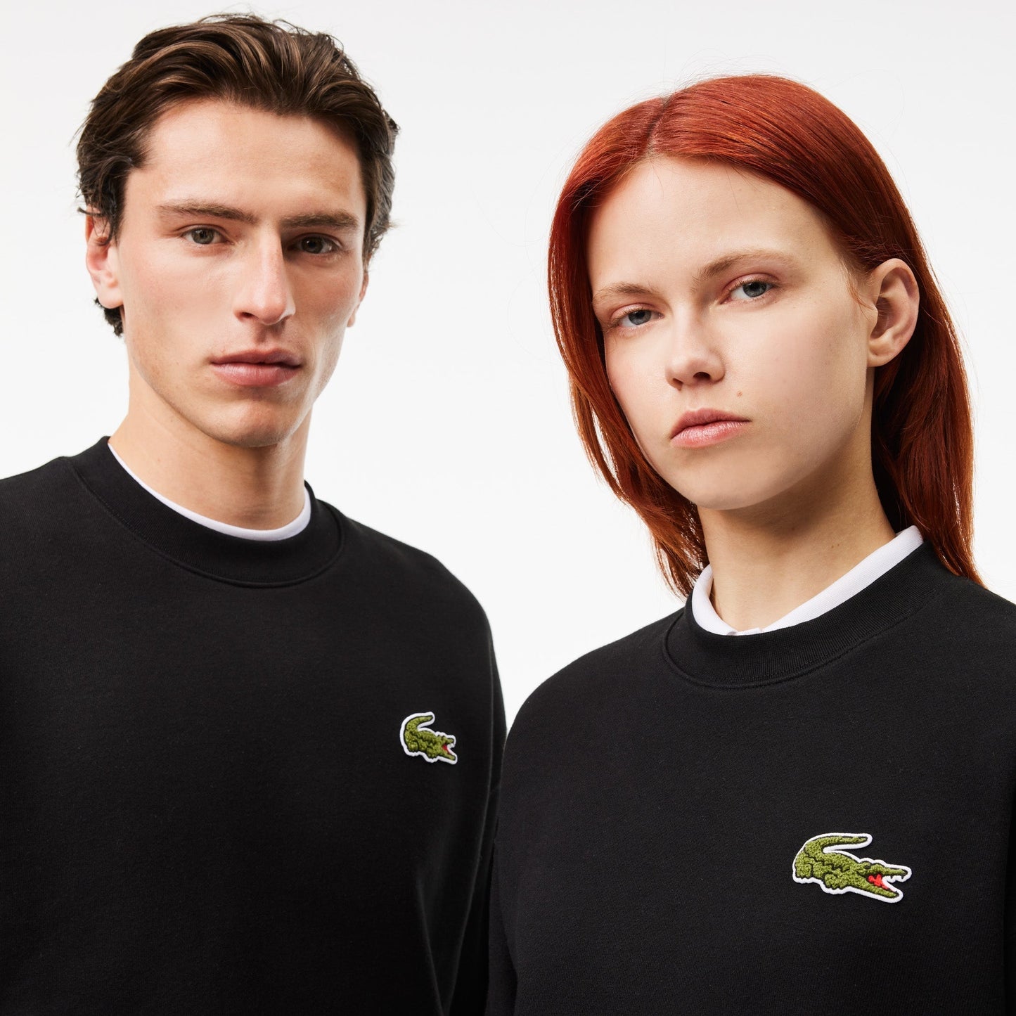 Loose Fit Badge Accent Fleece Sweatshirt - SH2741 - Medaid International